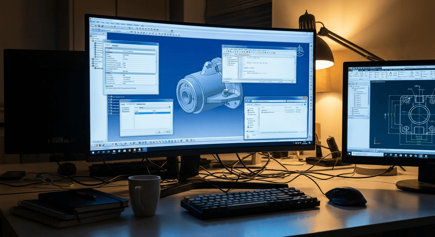 Generic CAD add-ons with disconnected plugin workflow and multiple tools